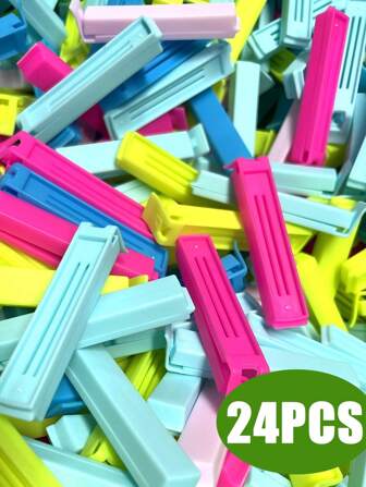 封口夹7.5cm零食保鲜夹茶叶奶粉厨房食品袋密封夹塑料食品夹婚礼派对礼品袋