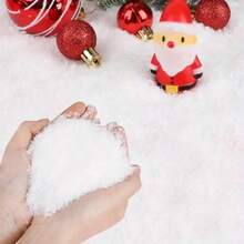 1pc Christmas Artificial Snow, Tabletop Decor, Christmas Tree Decoration, Fake Snow Flakes, Plastic Sheets, Photography Props, Christmas Tree Snowfall, Birthday Party, Wedding Event