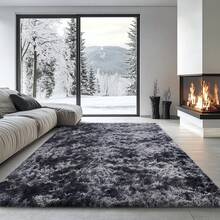 Übergroße Teppiche für das Schlafzimmer, dicke, samtig-flauschige Teppiche für das Wohnzimmer, dicke und strapazierfähige Teppiche als Schlafzimmerdekor, moderne, weiche, flauschige Teppiche für das Wohnzimmer, elegante Wohnkultur, minimalistischer Stil für das Wohnzimmerdekor, in verschiedenen Größen erhältlich.