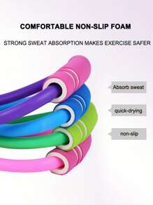 New 8-Shaped Gravity Stretch Band With Handles - Stackable TPE Resistance Bands For Yoga, Pilates, Arm & Leg Stretching - Blue/Purple/Pink/Green/Black - Ideal For Beginners & Home Workouts, Yoga Accessories | Versatile Exercise Tool