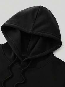 Sudadera con capucha para hombres con estampado de tabla de surf - Sudadera informal con bolsillo canguro, tela elástica, lavable a máquina - Para otoño e invierno OFPC - Negro - Ver 4