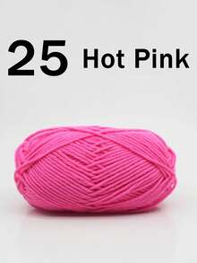 1/2pcs 5-Ply Mixed Milky Acrylic Yarn, 50g/Pc, 100% Acrylic Soft Yarn, Medium Coarse Milk Yarn - Perfect For Hand Knitting, Hand Weaving, DIY Crafts, Knitting, And Crochet, Soft & Versatile, Used For DIY Crocheting And Knitting Bags