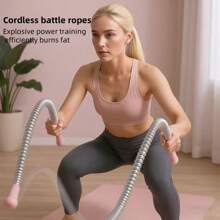 1 Paar kabellose Kampfseile für Fitness, große Seile zum Werfen für explosives Krafttraining, effiziente Fettverbrennung Simulation, Seilkörperempfindung, Ausdauertraining, große Kampfseile für Kampfsport