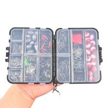 264pcs Ultimate Lure Fishing Tackle Set - Complete Kit With Crank Hooks, Swivels, Sinkers & Various Accessories For Anglers Fishing Gear