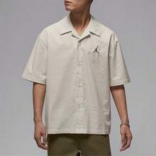 Nike ملابس علوية قصير الأكمام للرجال للأنشطة الخارجية - كاكي - مشاهدة 1