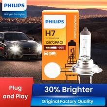 PHILIPS 1 包汽车照明 H1 H3 H4 H7 HB3 HB4 标准卤素替换头灯灯泡，建议购买两个并一起更换以获得更好的效果