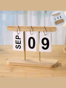 Nordic Minimalist And Creative Page Turning Calendar, Desk Calendar Decoration, Home Living Room Dining Table, Coffee Table, Office Desk Decoration Best Gifts Birthday Graduation