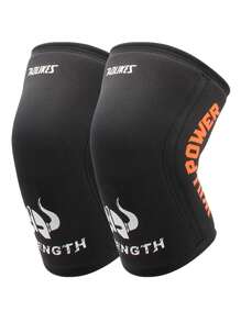 AOLIKES 护膝（1 对）7 毫米压缩护膝，适用于举重、深蹲、健身和其他运动