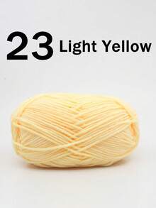 1/2pcs 5-Ply Mixed Milky Acrylic Yarn, 50g/Pc, 100% Acrylic Soft Yarn, Medium Coarse Milk Yarn - Perfect For Hand Knitting, Hand Weaving, DIY Crafts, Knitting, And Crochet, Soft & Versatile, Used For DIY Crocheting And Knitting Bags