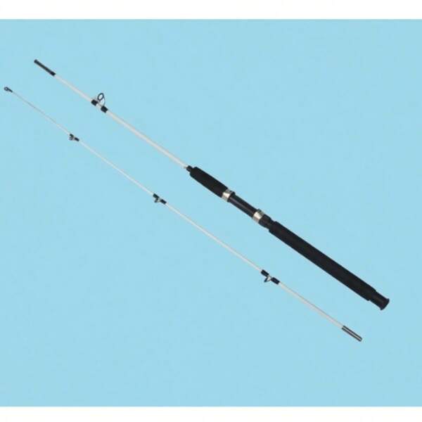 Canne à pêche unicolore - Canne à pêche télescopique en fibre de verre ultra-dure pour la pêche en mer, joint à vis pour un lancer longue distance, 1,2/1,35/1,5/1,65/1,8/2,1/2,4/2,7 mètres