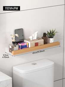 1 件浴室储物架，适用于马桶/浴室上方，浴室用品储物托盘，多用途浴室马桶储物架，浴室装饰和配件