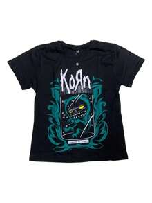 Korn Rock Band T-Shirt International Music Unisex Male Female 100% Cotton Premium Top Streetwear Launch Immediate Shipping Various Colors!! Plus Size - 黑色 - 查看 1