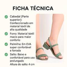 Women Heeled Sandals - Green - View 5