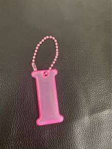 26pcs Reflective English Letter Pendant Series, Cycling Backpack Charm, Night Visible Keychain, Car Accessories, Women's, Wallet Charm - Multicolor - View 20