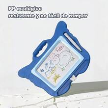 Butterfly-Shaped Magic Drawing Board For Kids - Draws Colorful Erasable Patterns, Ideal Toy For Kids At Home - Blue - View 2