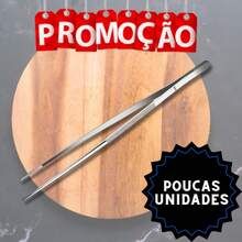 Kit 2 Stainless Steel Culinary Tongs Bar Bartender Gastronomy Chef Aquarium Straight Color Restaurant - 銀色 - 查看 9