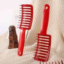 Air Cushion Comb, Inward Curling Styling Hair Roller Brush, Straight Hair Air Cushion Massage Comb, Large Paddle Brush, Nylon Bristle Curling Comb, Air Cushion Massage Comb, Detangling Brush, Portable Smooth Hair Comb