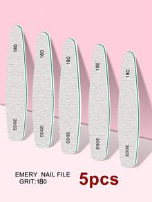 专业指甲锉和抛光块套装，适用于亚克力凝胶指甲和天然指甲，双面砂纸指甲锉和抛光块，可水洗，100/150/180/220/240/280/1000/4000目 - 白色 - 查看 11