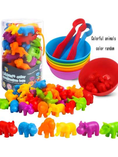 Educational Sorting Toy - Suitable For Color Recognition, Enlightenment Education Props, Fun Parent-Child Interaction Gift (Shape And Color Random)