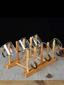 1pc Innovative Cup Holder With Drainage Function, Space-Saving Organizer For Home Kitchen Storage Home Bathroom Decor Fall Decor Back To School