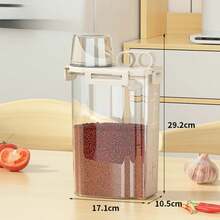 1.7L/2.5L/3L Reusable Detergent Dispenser Sealed Storage Container For Grains And Various Grain Storage