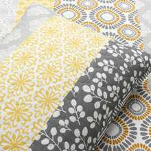 Lush Decor Bohemian Stripe Quilt 3 Piece Set California King, Yellow/ Gray - Striped Bedding Set - Yellow Quilt - California King Quilt - Boho Decor - Yellow/Gray - View 6