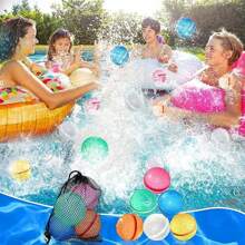 Magnetic Silicone Water Balls, Self-Closing Magnetic Water Balls For Water Games