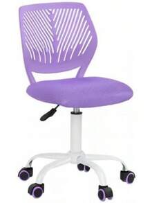 Homy Casa Schreibtischstuhl aus Leinenstoff, ergonomischer Drehstuhl ohne Armlehne, höhenverstellbar, Bürostuhl, Heimbüro, für Kinder, Teenager, Hellgrau