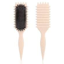Cepillo definidor de rizos para cabello rizado - Peine alisador y resistente al frizz para cabello húmedo o seco | Mejora la definición de los rizos, deslizamiento suave, peinado sin esfuerzo, vuelta al colegio, artículos esenciales de viaje y vacaciones, accesorios para el cabello para mujeres