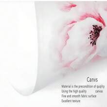 3 件套优雅花卉帆布艺术套装 - 无框，白色花朵和金色色调的风景，适合客厅、办公室、咖啡厅装饰 - 生日、节日、情人节、咖啡厅艺术品装饰装饰品无框艺术品、自然装饰的完美礼物 - 彩色 - 查看 7