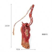 1pc Halloween Scene Decoration Props Broken Limb Pendant Finger Pendant Trick Hand And Foot Heart Props