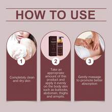 Firming Body Oil, Magic Firming Luxurious Body Oil, Hydrating Firming Skin, With Vitamin E And Rosehip, Hydrating And Moisturizing, Moisturizing Skin, Refreshing Non-Greasy Body Serum Oil For Thighs, Arms, Chest - Brown - View 3