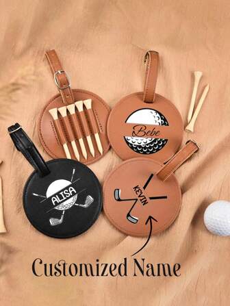 (Customized Text) Outdoor Golf Nail Skin Hanging Bag With Carvable Golf Seat, Nail Rack, Service Rack, Storage Bag Accessories, Waist Hanging Ball Seat Storage Cover