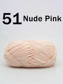 1/2pcs 5-Ply Mixed Milky Acrylic Yarn, 50g/Pc, 100% Acrylic Soft Yarn, Medium Coarse Milk Yarn - Perfect For Hand Knitting, Hand Weaving, DIY Crafts, Knitting, And Crochet, Soft & Versatile, Used For DIY Crocheting And Knitting Bags