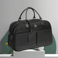 High-End Business Travel Luggage Bag, Multifunctional Handbag, Oxford Cloth Shoulder Tote Bag With Large Capacity, Suitable For Men And Women Travel Bag Duffle Bag Overnight Bag Durable Travel Organizer Cruise Essential Vacation Essentials For Men Women Travel Essential Holiday Essential Travel Must Haves - Black - View 1