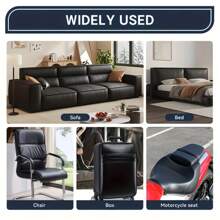 Large Size Self-Adhesive Faux Leather Repair Patch For Sofa, Car Seat, Motorcycle Seat, HeadboardLarge Faux Leather Repair Strip - Extra Wide For Sofa, Chair, Car, Motorcycle, Furniture, Bedside Table - Easy-To-Clean & Durable Synthetic Leather - DIY Upholstery, - Scratch, Tear, Cut Repair - Space-Saving Roll For Quick Fixes, Leather Repair Patch, Furniture Restoration, Textured Upholstery, Highquality Material, Furniture Restorers