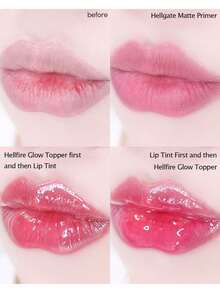 HOLIKA HOLIKA Devil's Plumper 01 Imprimación Mate | Completa los labios mate voluminosos | Nuevo concepto de imprimación para labios mate voluminosos | Brillo, voluminoso | Brillo extremo voluminoso para labios | K-Beauty | Maquillaje coreano