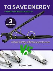 Extra Wide Opening Heavy-Duty Toenail Scissors Set, Thick Toenail Clippers For Seniors, Super Sharp Stainless Steel Adult Nail Clippers For Men, Women