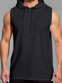 Men Sports Tees & Tanks - Black - View 1