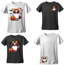 3 قطع / 3 قطع / 4 قطع من ملصقات الأزياء ذات موضوع الهالوين، أشباح، خفافيش، قرع، ملصقات قابلة للغسل من الدرجة الأولى للتطبيق بالحرارة على الملابس، تي شيرتات النساء/الرجال، الحقائب الظهرية، الوسائد، شارات زخرفية، ملصقات، قبعات البيسبول، الحقائب الظهرية، إلخ.