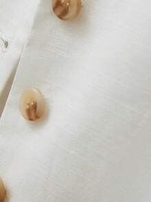 Leinen Taillengurt Weste, modisch & elegant für Pendeln, Date Night, Urlaub, Geburtstagsparty, formelles Abendessen, Einschulungsfeier, Singles Party, Bühnenauftritt, Reisen, Frühling/Sommer/Herbst