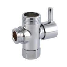 Multi-Functional All-Copper Three-Head Four-Way Quick-Opening Water Divider Shower Valve Faucet Conversion Valve With One Inlet And Two Outlets