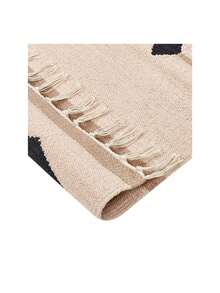 Beliani Kilim Rug Cotton Multicolored 200 X 300 Cm Geometric Pattern Short Pile BERDIK - Beige - View 6