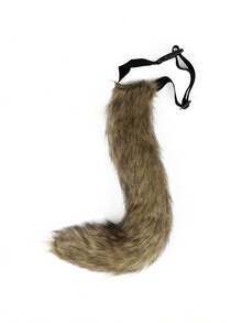 Four-Piece Multi-Color Fox Suit Cosplay Mask Headband Suit Party Stage Costume Suit Combination Halloween Fun Sexy Dress - 草黃色 - 查看 6