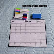 Calendar magnetic pentru frigider 1/10 buc, calendar lunar cu ramă neagră, urmăritor de obiective, organizator de familie, tablă albă de bucătărie, planificator de mese, listă de treburi casnice, urmăritor de programări, listă de activități, calendar reutilizabil pentru frigider cu magneți puternici, inscriptibil și ștergător, organizare acasă, rechizite de birou, excelent pentru familiile ocupate, planificator săptămânal, tablă vizuală (28*21)