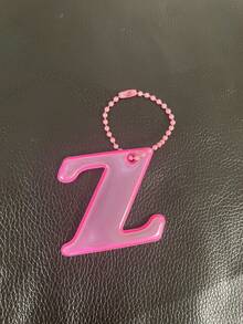 26pcs Reflective English Letter Pendant Series, Cycling Backpack Charm, Night Visible Keychain, Car Accessories, Women's, Wallet Charm - Multicolor - View 28