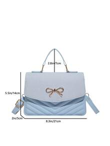 Bolso de mano de moda para mujer, nueva bolsa de silla de montar versátil y vintage, bolso bandolera, bolso de hombro de calidad - Azul - Ver 3