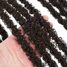 蝴蝶辫钩针辫子辫子假发钩针辫子接发软辫卷发辫子合成头发