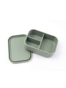 700ml Silicone Lunch Box Microwave Oven Special Heating Meal Box Set Segmented Storage Box Bento Box