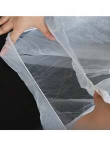 20件装一次性美发披肩，理发布 - 透明塑料染色披肩，易于清洁设计，适合沙龙和家庭使用，沙龙配件，透明设计，易于清洁的材质，返校季，旅行度假必备，女士美发配件，梳子，理发师配件，吹风机，头发，理发师，美发工具，美发产品，吹风机，梳子，理发师，理发师配件，美发设备，发型，美发，理发师，理发师配件，理发店，美发设备